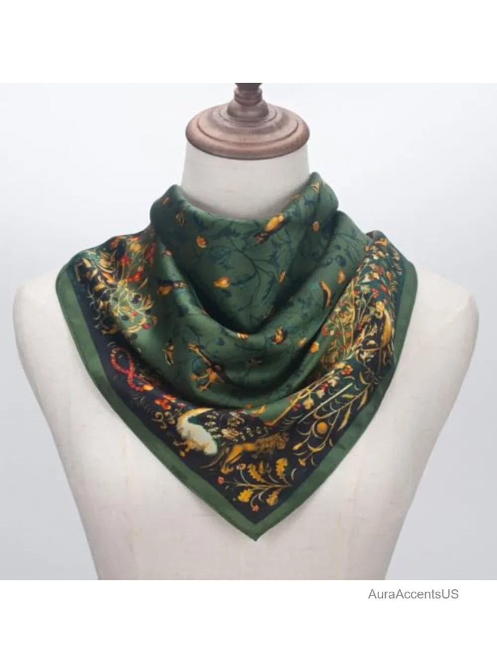 100% Mulberry Silk Square Scarf Lightweight Neck Scarf with Gift Box